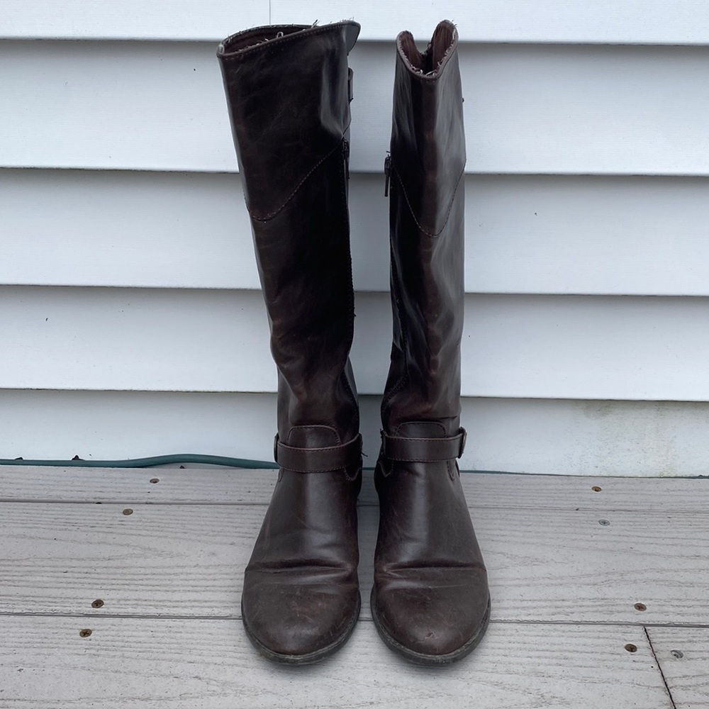 Brown Knee High Boots Size 6.5 - Picture 3 of 4